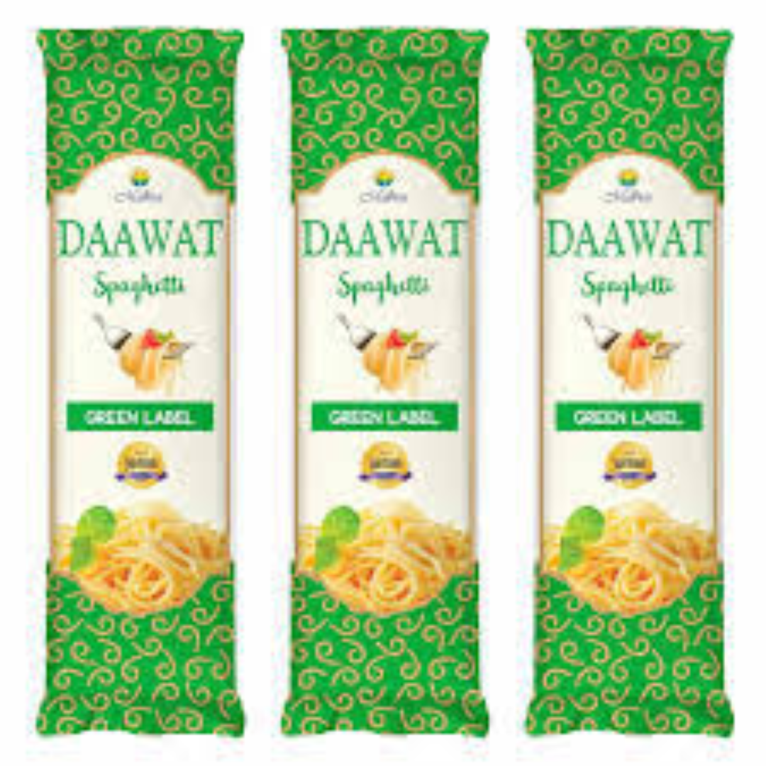 DAAWAT GREEN SPAGHETTI 3*250G PROMO